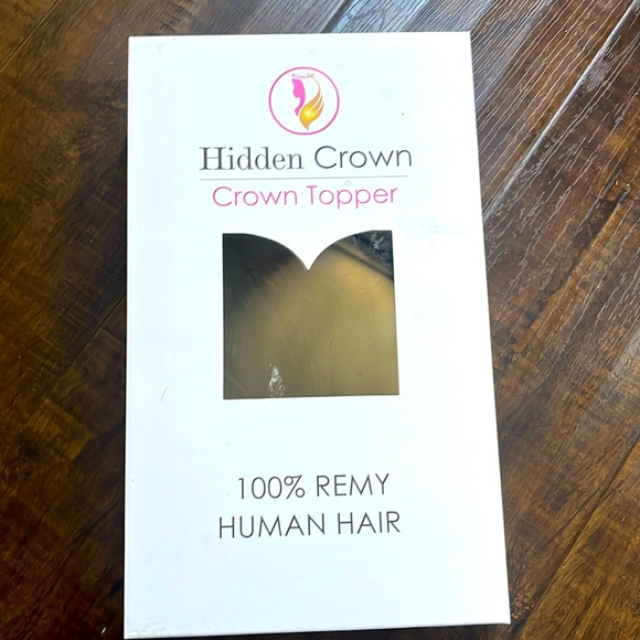 Halo Brand Hidden Crown Extensions topper dark Brown 1b